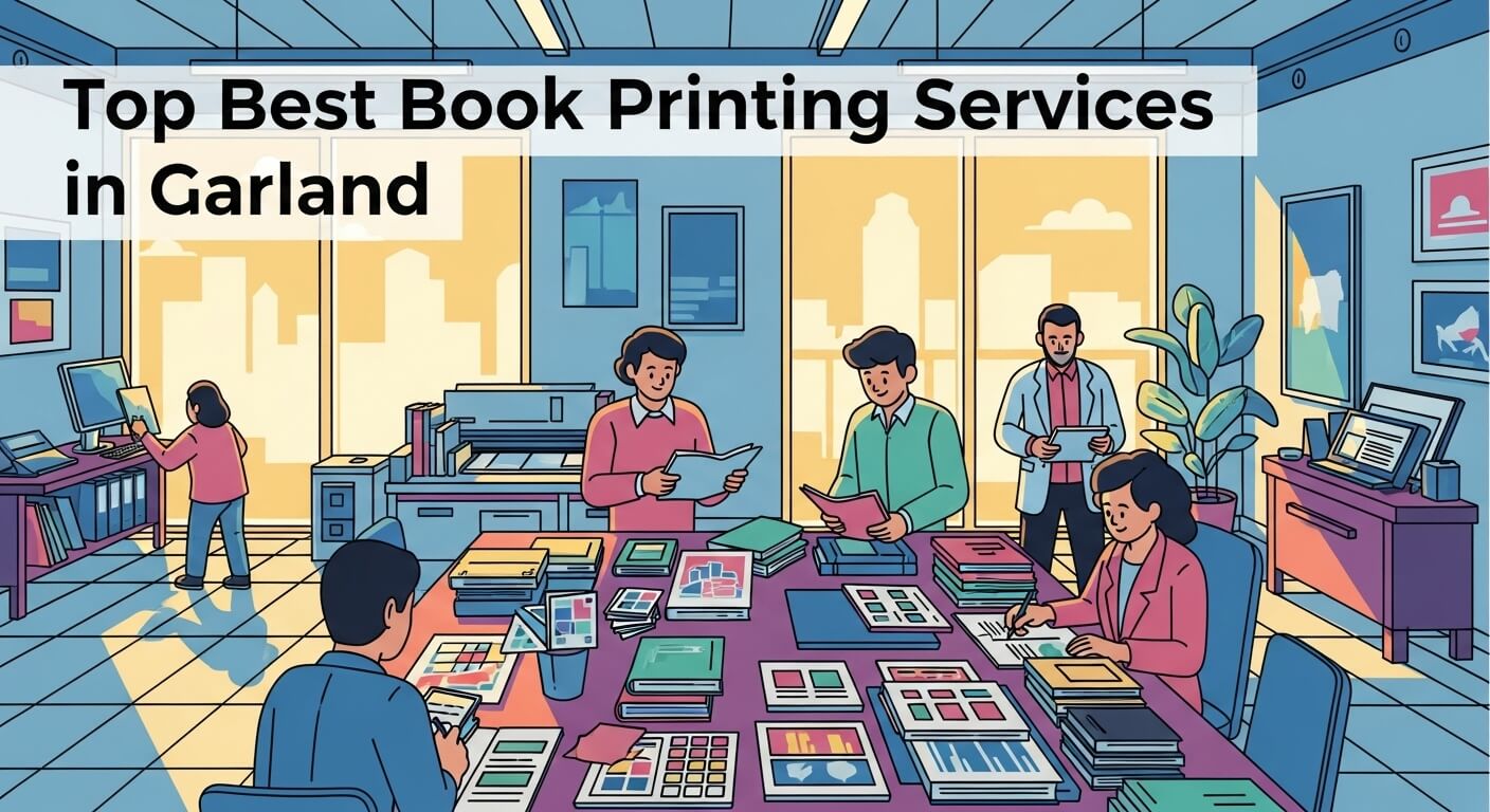 Top Best Book Printing Services in Garland